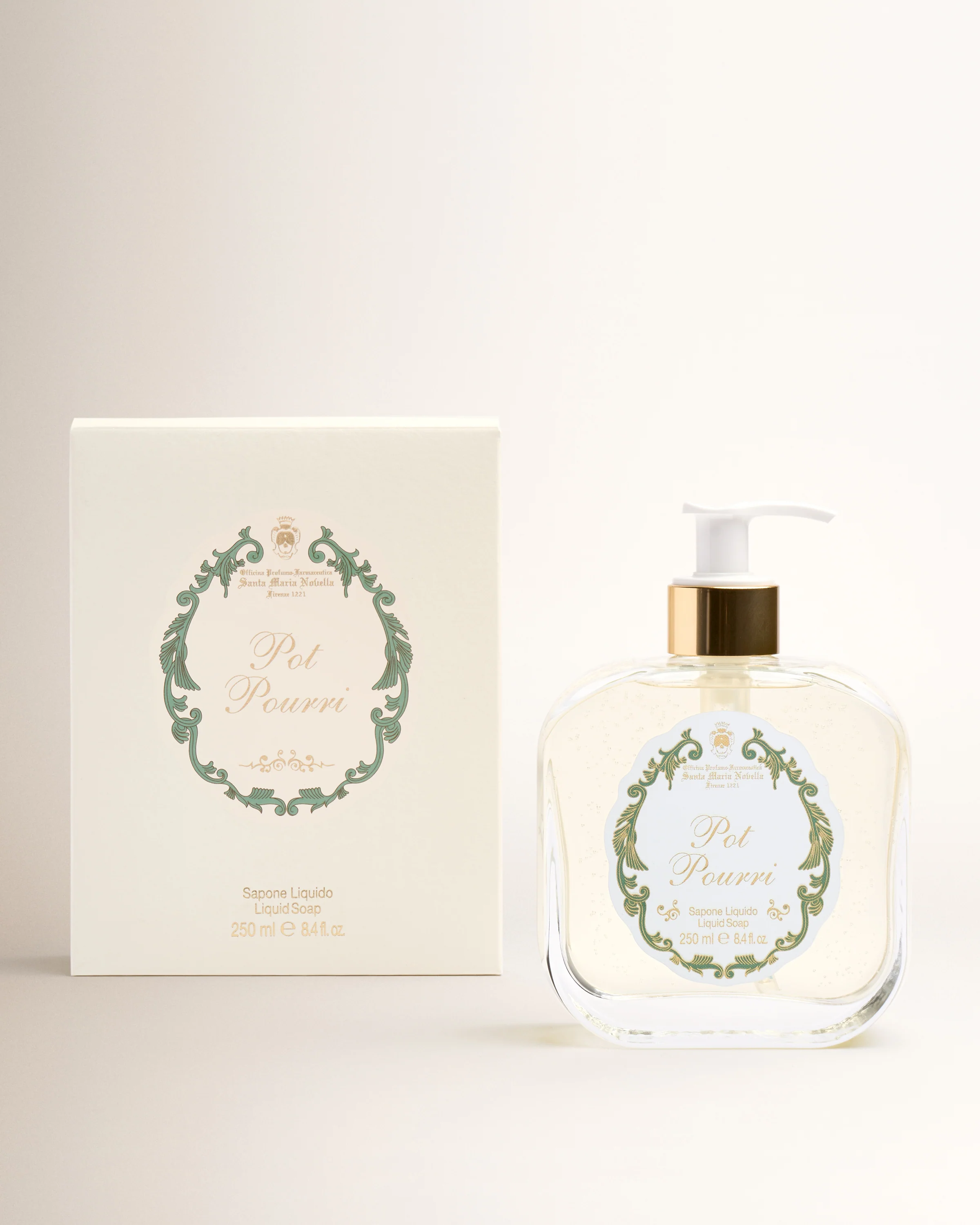Pot Pourri Glass Liquid Soap - Image 2