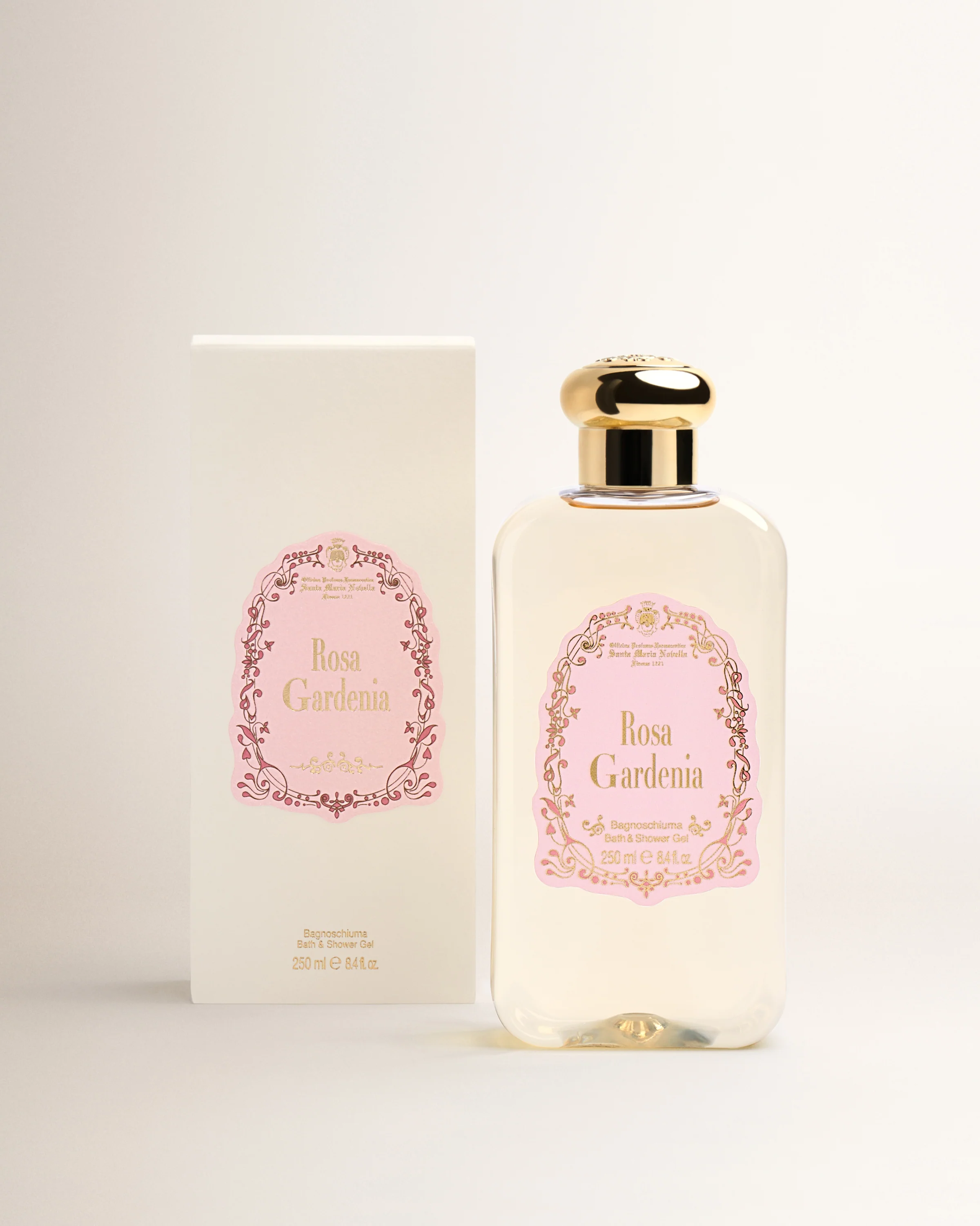 Rosa Gardenia Bath & Shower Gel - Image 2