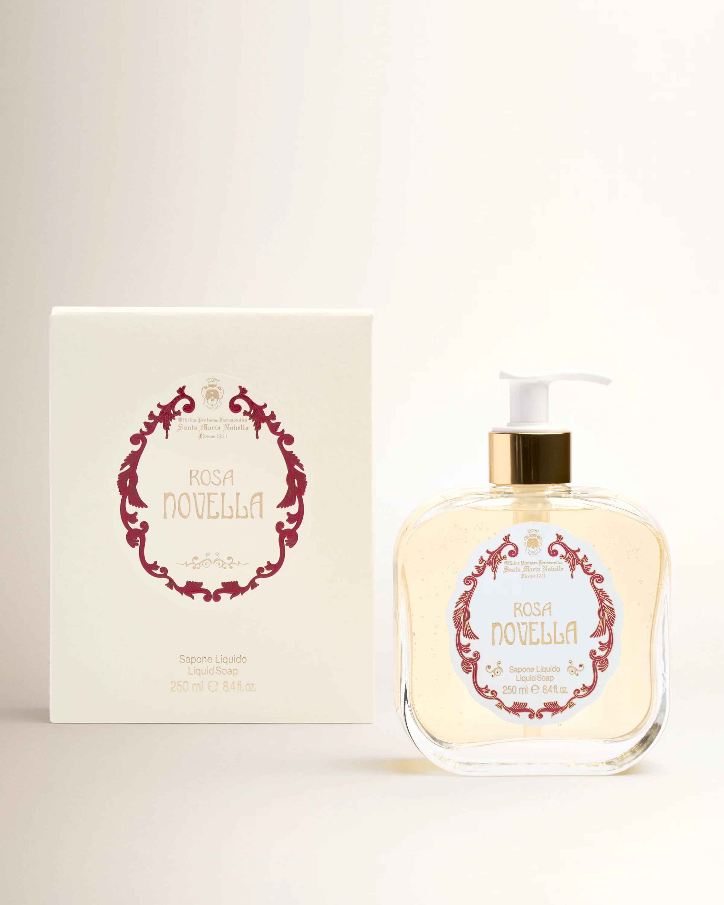 Rosa Novella Glass Liquid Soap - Image 2