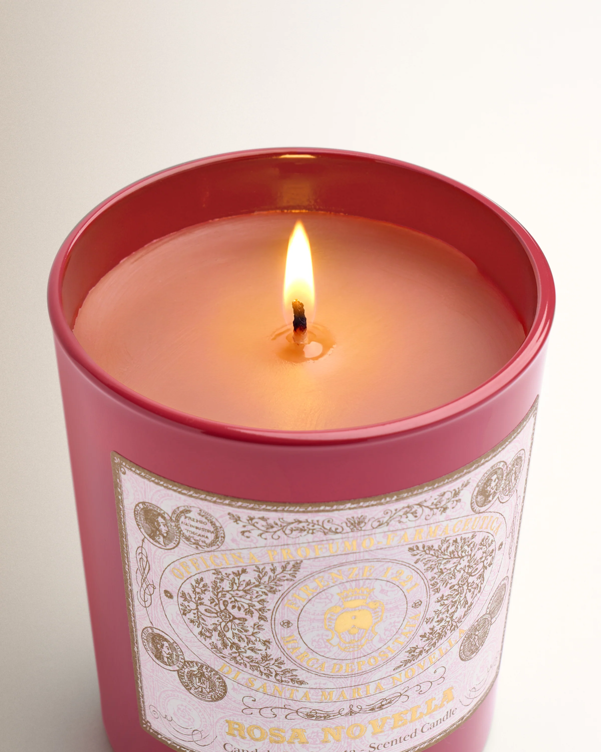 Rosa Novella Glass Candle - Image 3