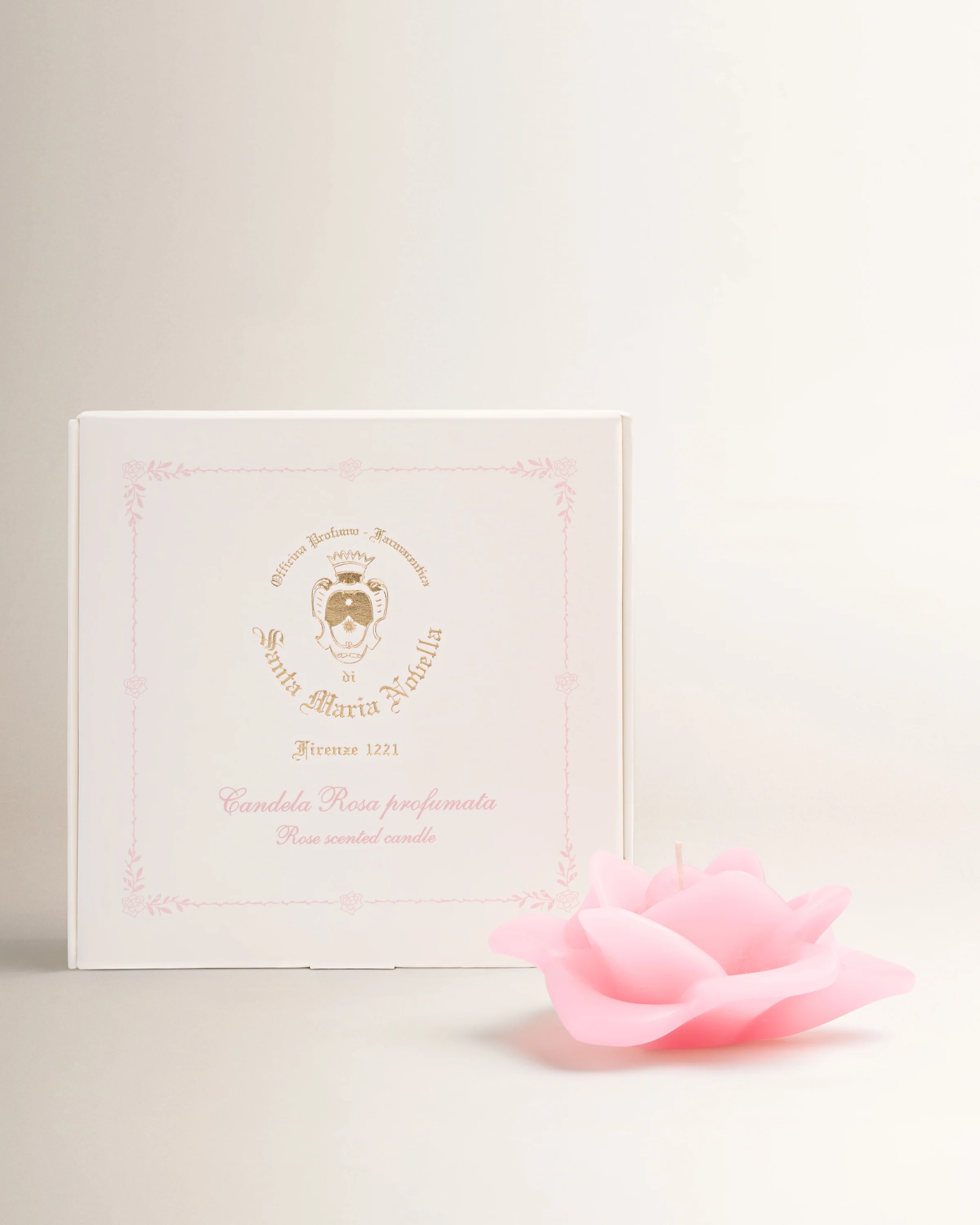 Rosa Shaped Scented Candle - Image 2
